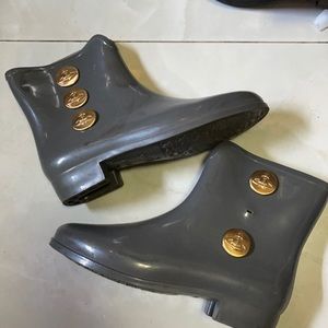 Grey vivienne Westwood x Melissa Grey rain boot